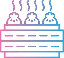 Dim Sum Color Enhanced Graphic vector