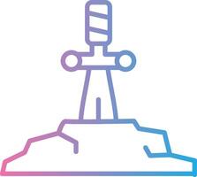 Excalibur Vibrant Visual Object vector