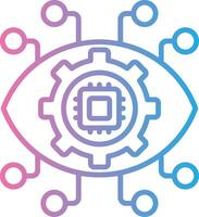 Eye Responsive App Shape vector