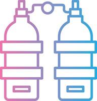 Oxygen Tank Digital App Concept vector