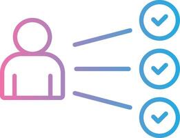Skills Gradient Color Form vector