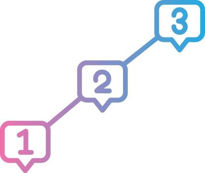 Timeline Futuristic UI Mark vector