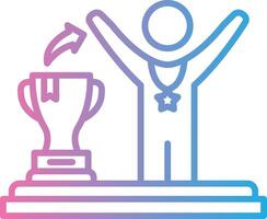 Winner Clean Frame Object vector