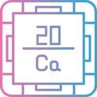 Calcium Flat Design Piece vector