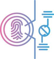 Biometric Creative Sketch Element vector