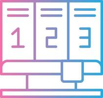 Locker App Based UI Graphic vector