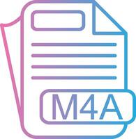 M4A Smooth UI Symbol vector