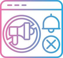 No ads App Focused Design vector