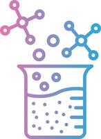 Beaker Outlined Line Artwork vector