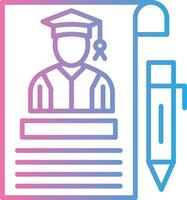 Curriculum Modern Tech Object vector