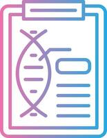 Dna Outlined Frame Object vector