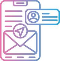 Dm Color Stroke Symbol vector