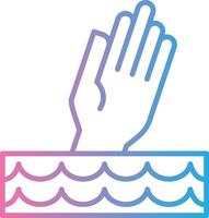 Drown Smooth UI Symbol vector