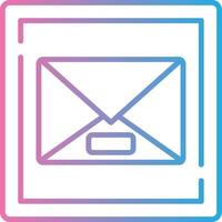 Email 3D Interface Shape vector