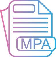 MPA Sleek Visual Mark vector