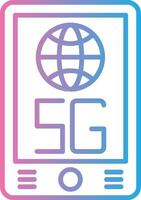 Mobile Futuristic App Badge vector