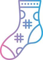 Sock Elegant Flat Illustration vector