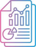 Statistics Report Solid Fill Symbol vector