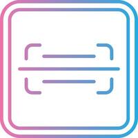 Scanner Subtle UI Graphic vector