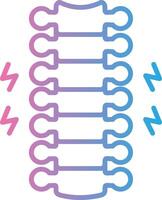 Spinal Cord Digital App Concept vector