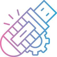USB Vivid App Element vector