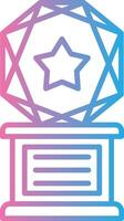 Award Elegant Shape Symbol vector