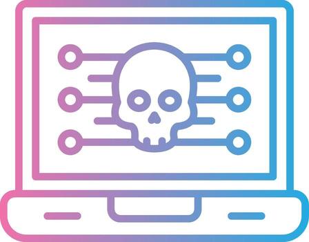 malware web establecido diseño elemento vector