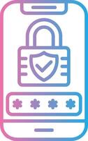 Security UX Focused Shape vector