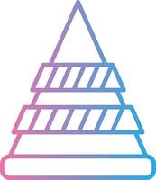 Cone Interface Line Graphic vector