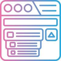 Drop Down Menu Stylish UX Piece vector