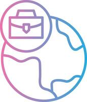 Global Futuristic App Badge vector