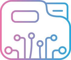 Folder Abstract UI Visual vector