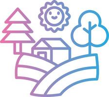 Field Color Block Badge vector