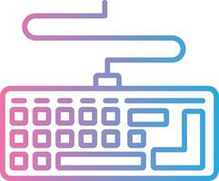 Keyboard Mobile App Illustration vector