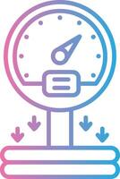 Pressure Sensor Flat Symbol vector