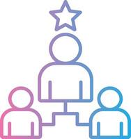 Team Leader App Based UI Graphic vector