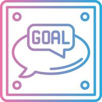 Goal Clean Digital Design vector
