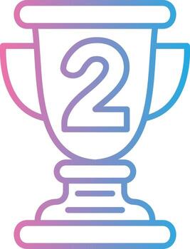 2nd Prize User Interface Mark vector