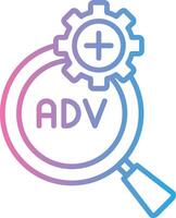Advanced Search UX Focused Shape vector