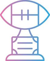 Trophy Soft Outline Graphic vector