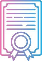 Certificate Mobile App Illustration vector