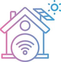 Smart Home Web Style Graphic vector