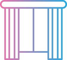 Curtain Abstract UI Visual vector