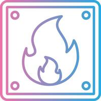Fire Creative Grid Symbol vector