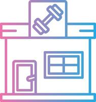 Gym Modern Interface Badge vector