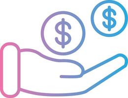 Income Vibrant Visual Object vector