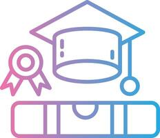 Graduation Cap Creative Sketch Element vector