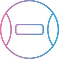 Minus Monochrome Line Graphic vector