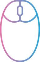 Mouse Modern Interface Badge vector