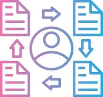Profiling Iconic Line Form vector